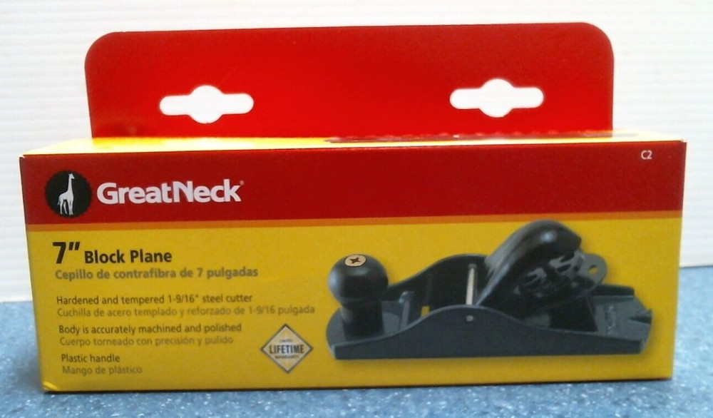 Great Neck 7" Block Plane  (01185)  FS