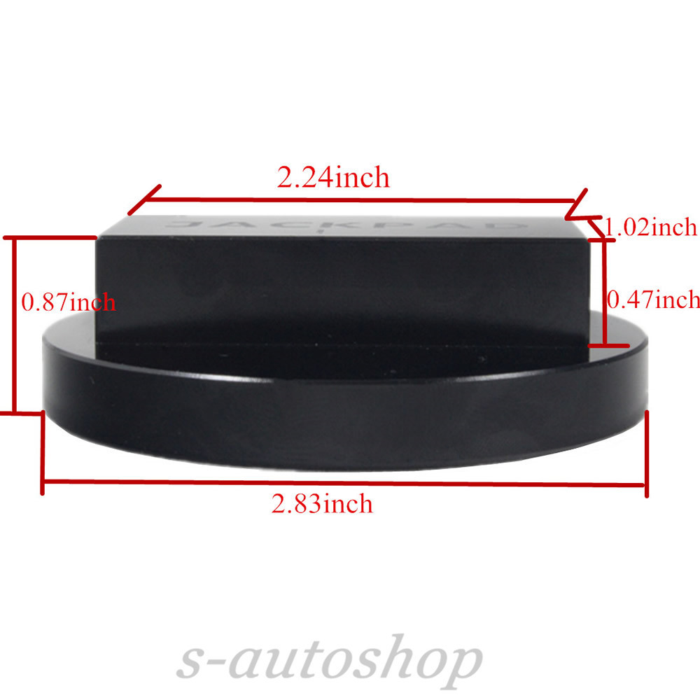 2pcs For BMW MINI COOPER Aluminum Jack Pad Anodized Black