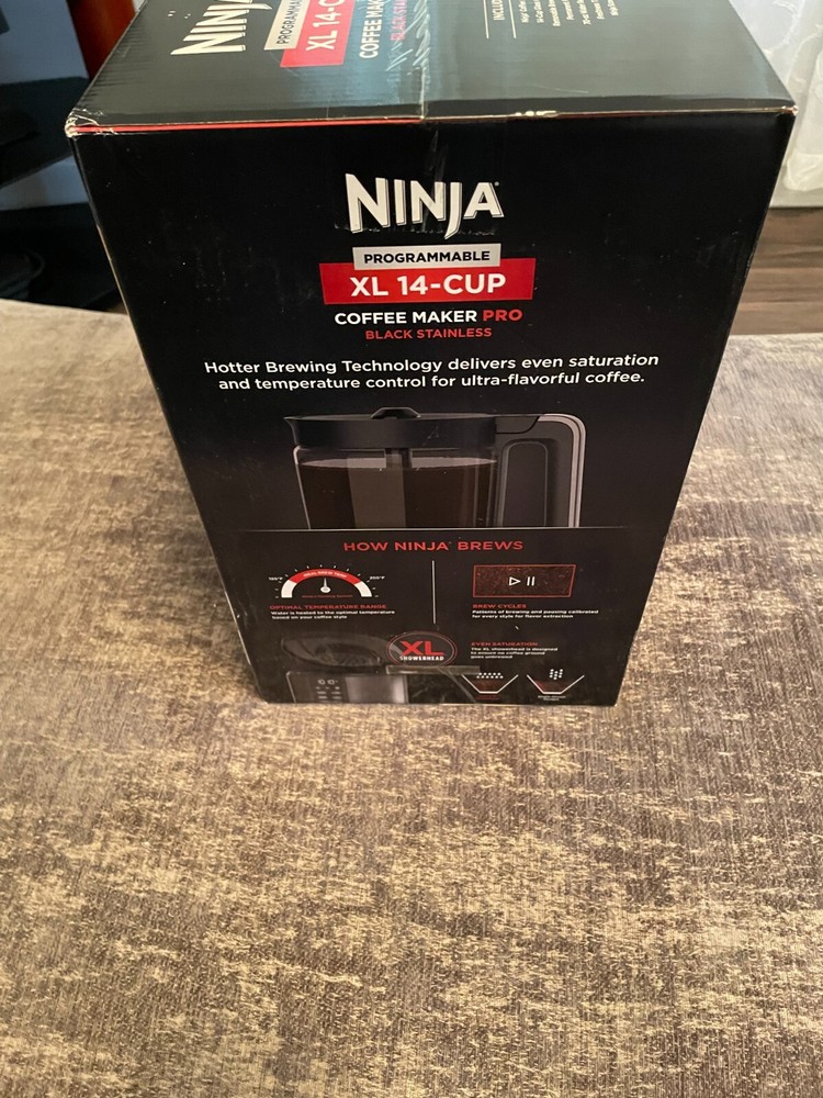 Ninja Programmable XL 14-Cup Coffee Maker PRO Black DCM201BK