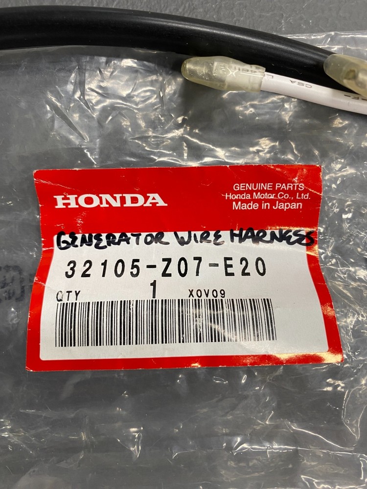 Honda OEM Generator Wire Harness 32105-Z07-E20
