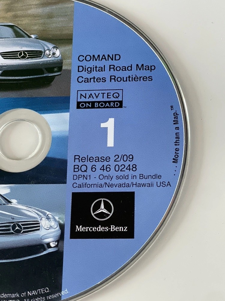2000-2005 MERCEDES C CLK SL E G CL CLASS NAVIGATION CD 2010 VERSION OEM🟠