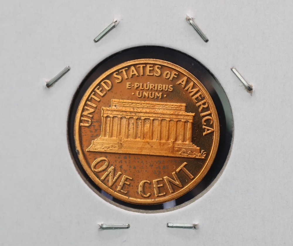 1979-S Type 2 Uncirculated Proof Lincoln Memorial cent. Impaired.
