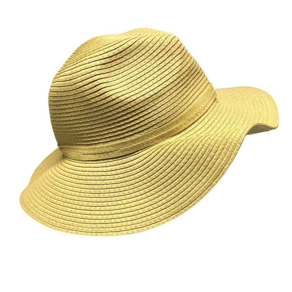 J.Crew Factory Packable Straw Hat Beige M-L