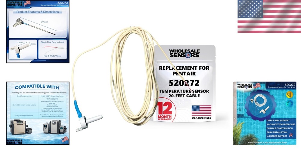 High-Quality Pentair 520272 Temperature Sensor Replacement