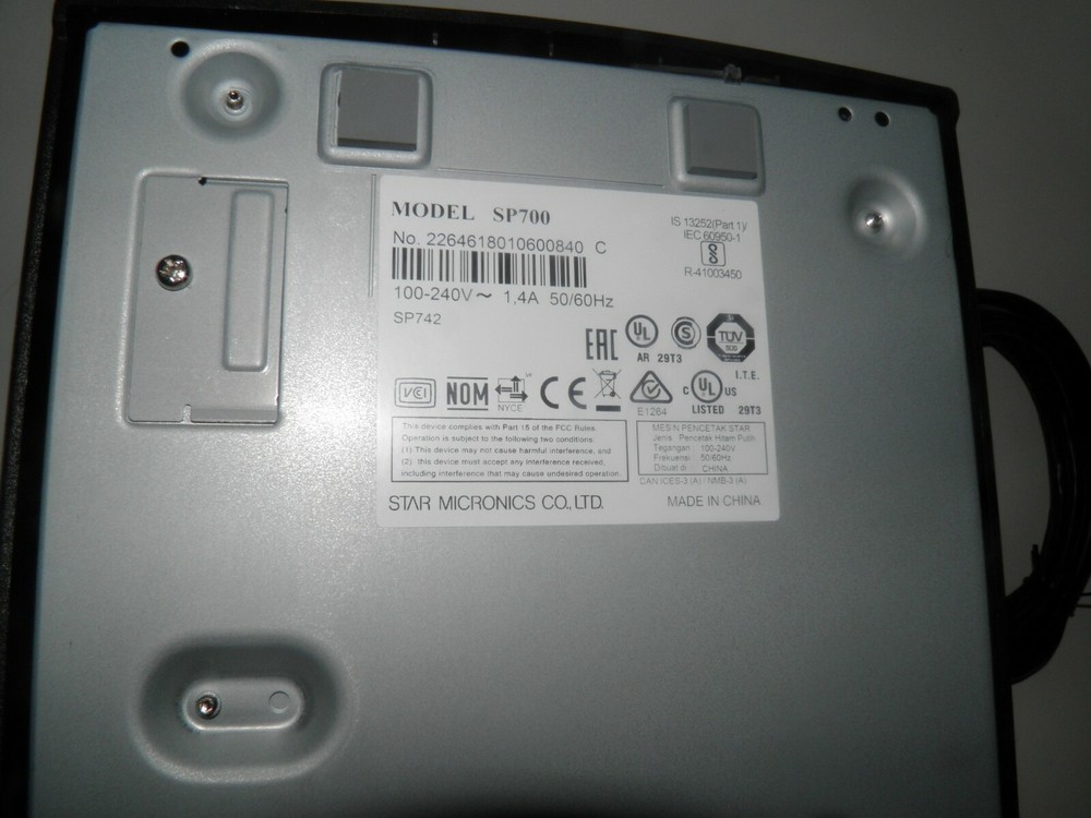 STAR SP700 SP742 Dot Matrix POS Receipt Printer Ethernet Square Compatible NEW