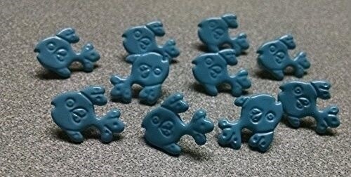 Accent Depot Fish Brads - Pastel Blue