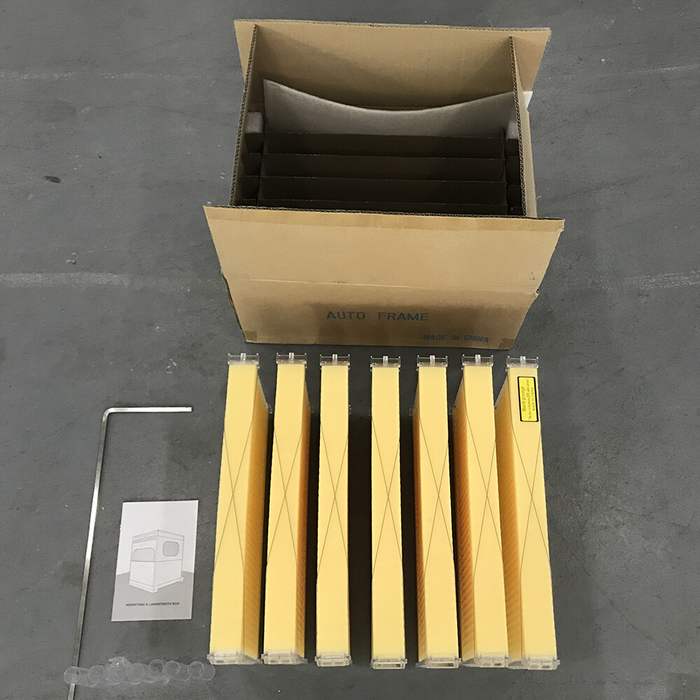 7 Upgraded Bee Frames + Auto Beehive Hive Box Beekeeping Brood Cedarwood Houses