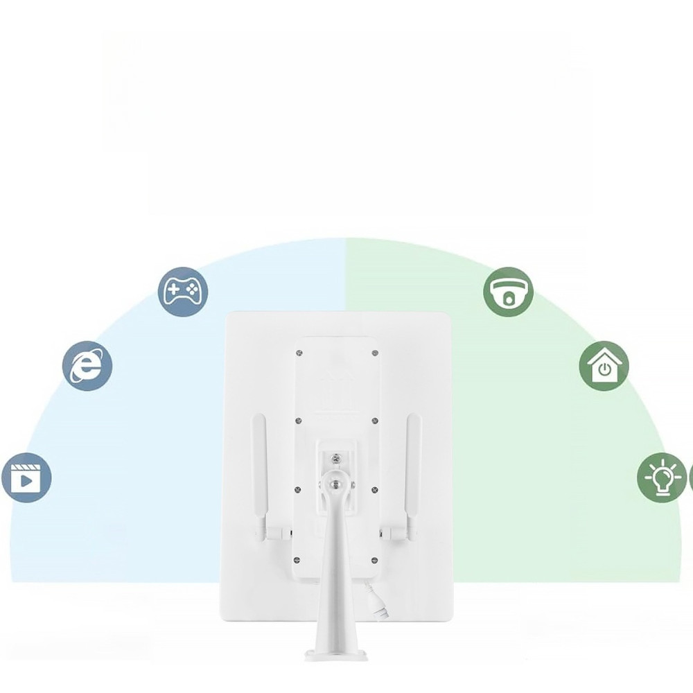 Outdoor WiFi Extender Solar Powered Weather Resistant 300Mbps Coverage
