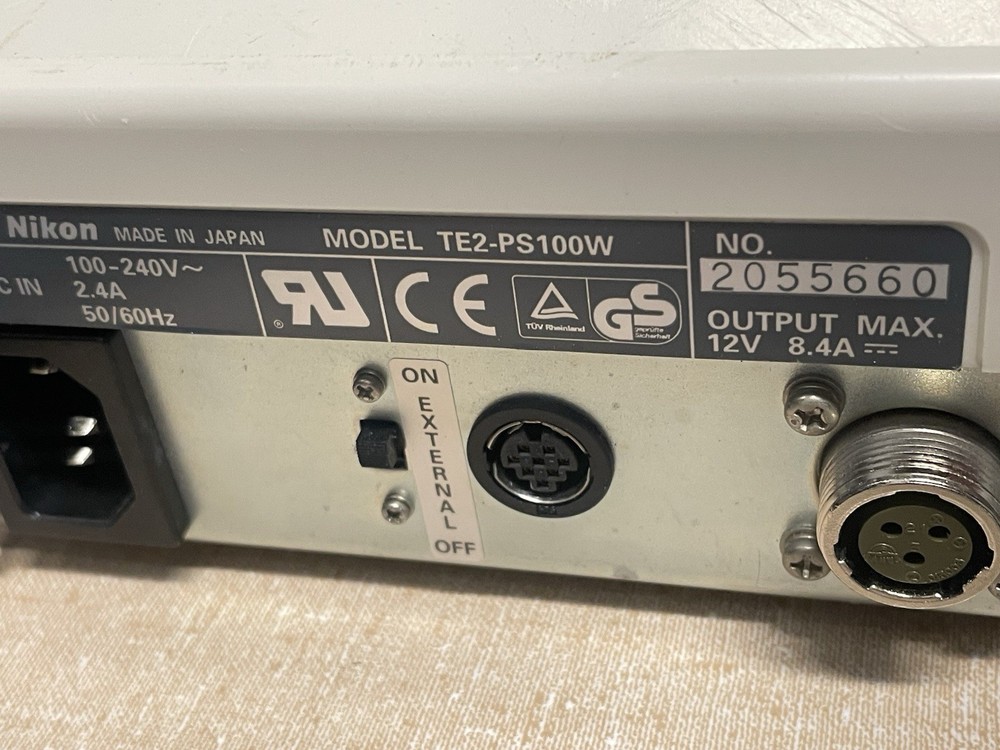 Nikon TE2-PS100W Power Supply 100-240V for Eclipse TE2000 Inverted Microscope