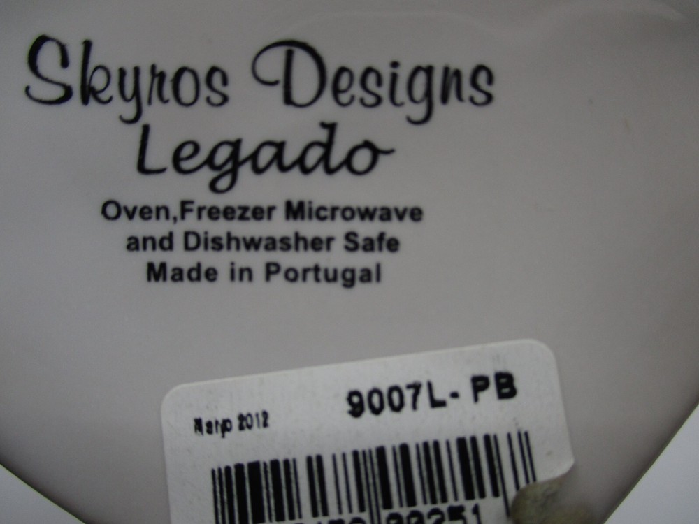 SKYROS LEGADO PEBBLE MUG - Monogram L - 5" 0809B