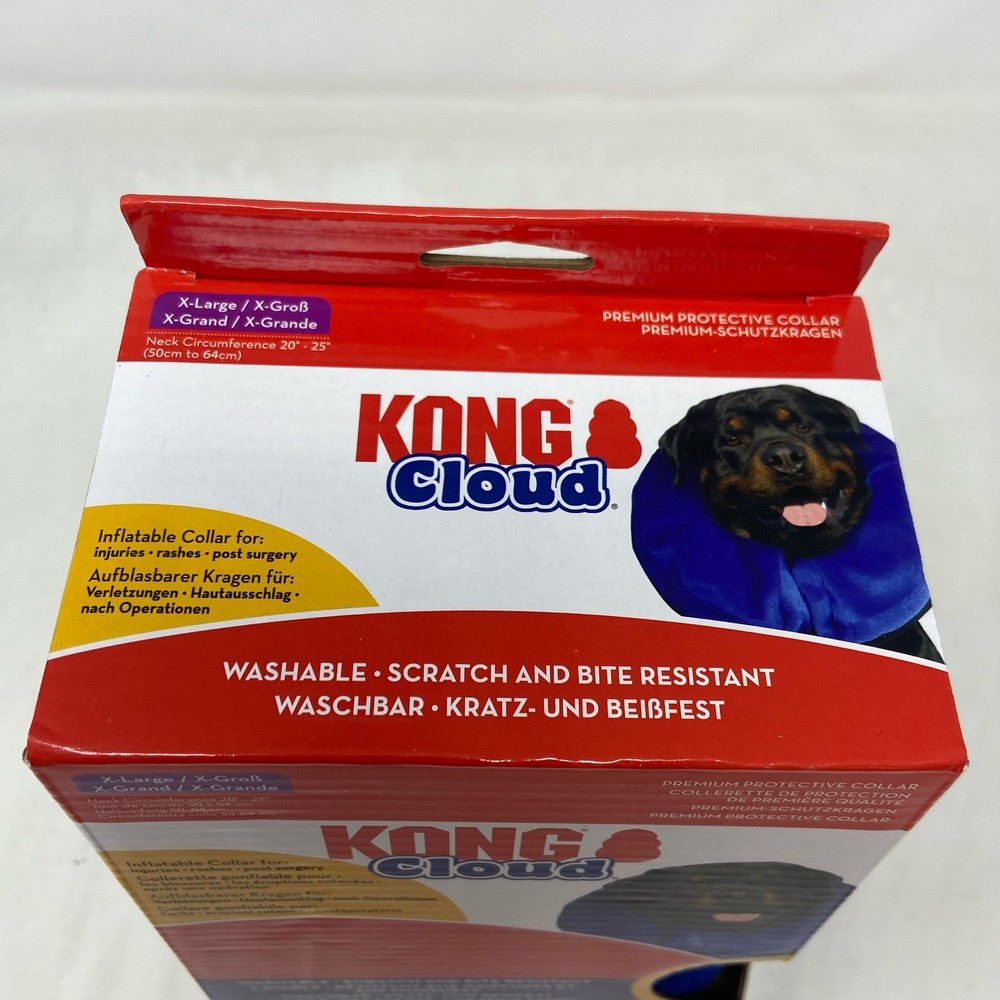 KONG Cloud Inflatable E-Collar XL Blue 20-25in