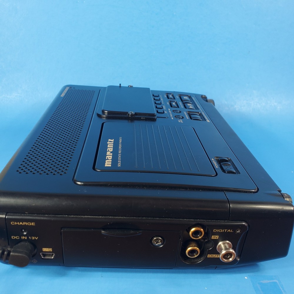 Marantz Solid State Recorder PMD670 U1B Power Cord play/pause Control Flash Card