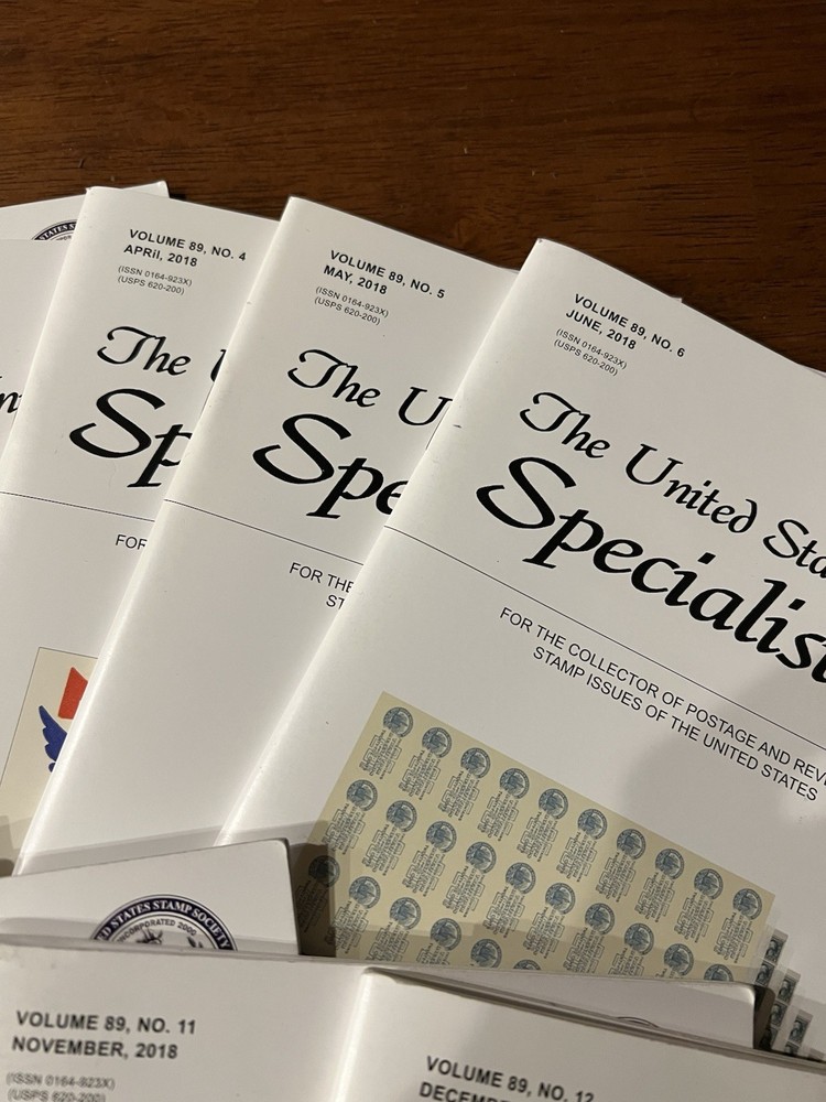 THE UNITED STATES SPECIALIST - VOL. 89. Missing Volume 8. 2018