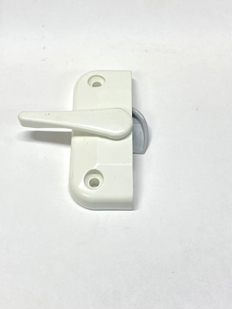 White Composite Sweep Latch Cam Sash Window Lock 2-1/16 center