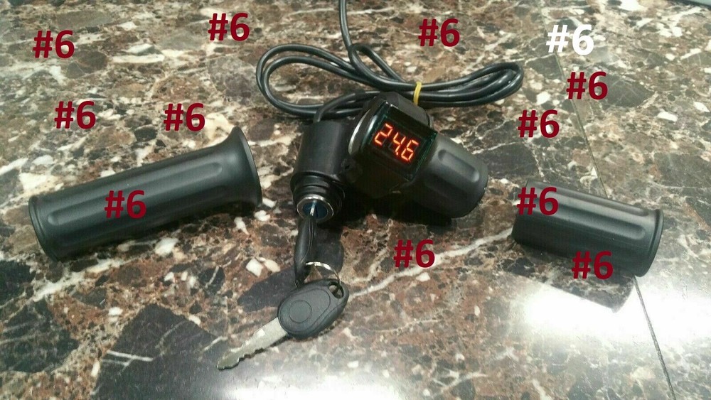 Razor Quad Dirt REVERSE 24 to 36Volt Throttle & Controller Dirt Quad 500 36 volt