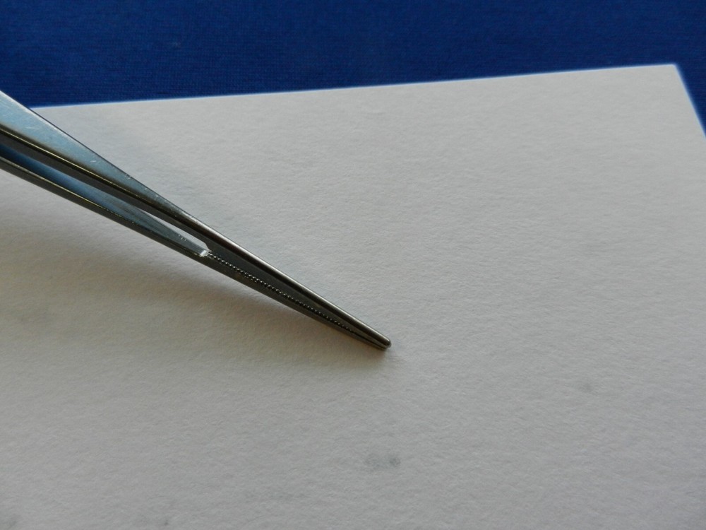 E4163 Codman 30-8404 DeBakey Liddicoat Straight Forceps