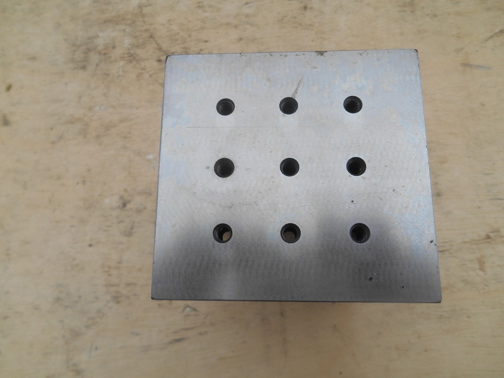 MACHINISTS RIGHT ANGLE BLOCK , 4" x 4" x 5"