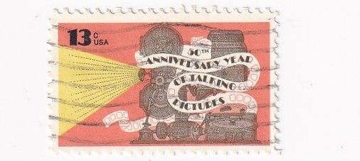 STAMP US SCOTT 1727 "Talking Pictures" 13 CENT 1977 USED - E