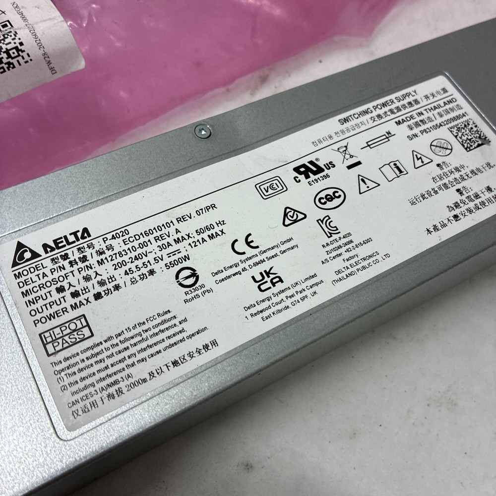 Delta Electronics Switching Power Supply P-4020