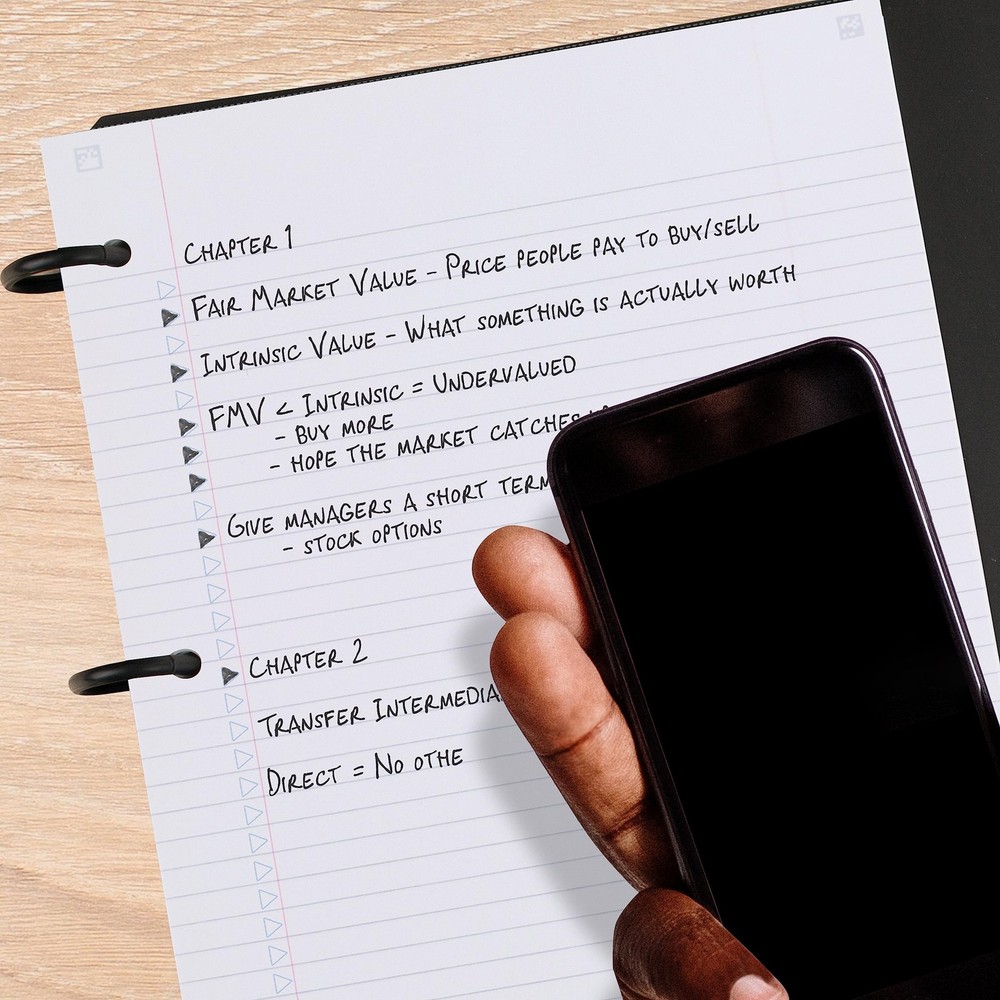TechLock Ring Binder, Refillable Notebook, Dividers, 300 Pages