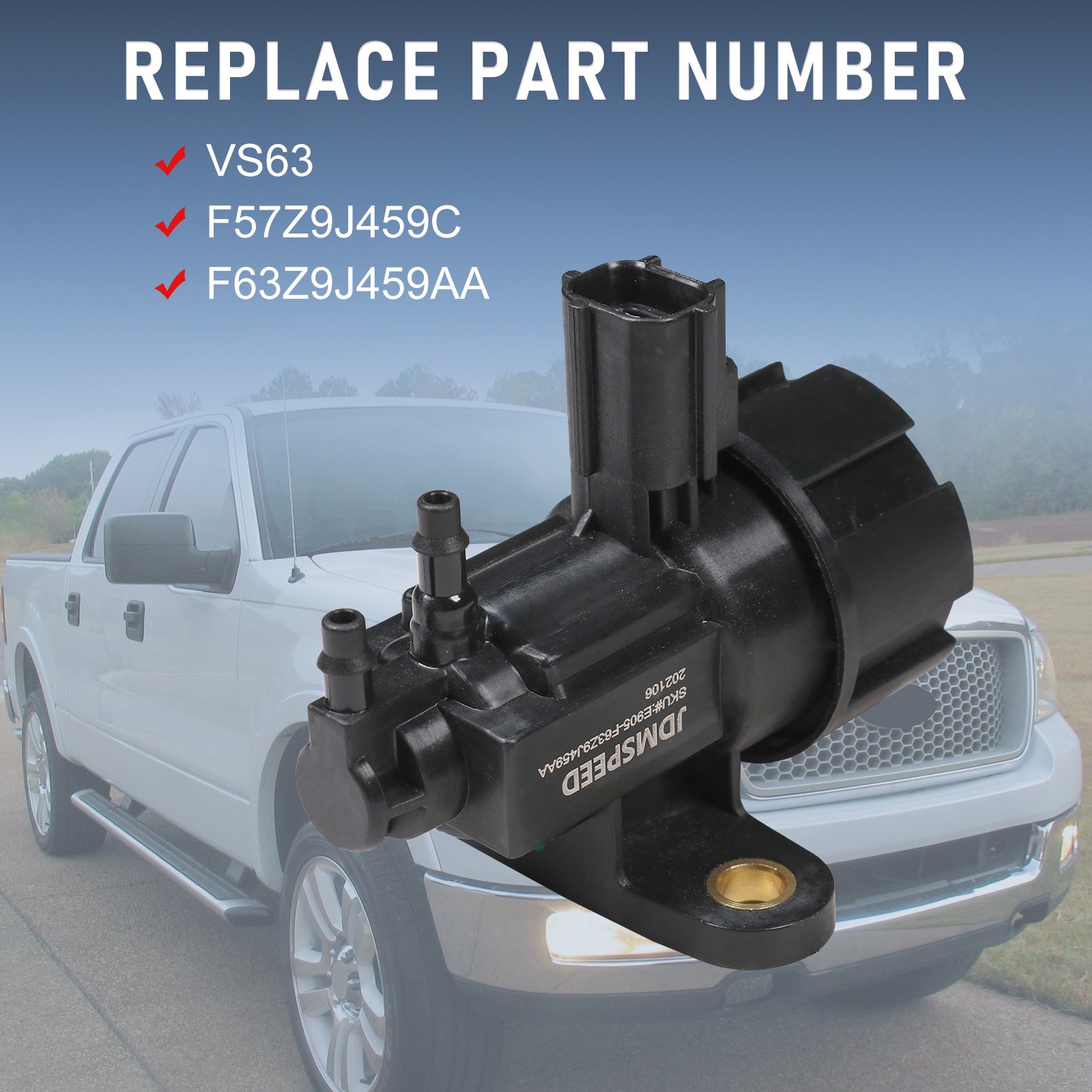 EGR Valve Control Solenoid F63Z9J459AA For Ford Mercury Mazda F57Z9J459C