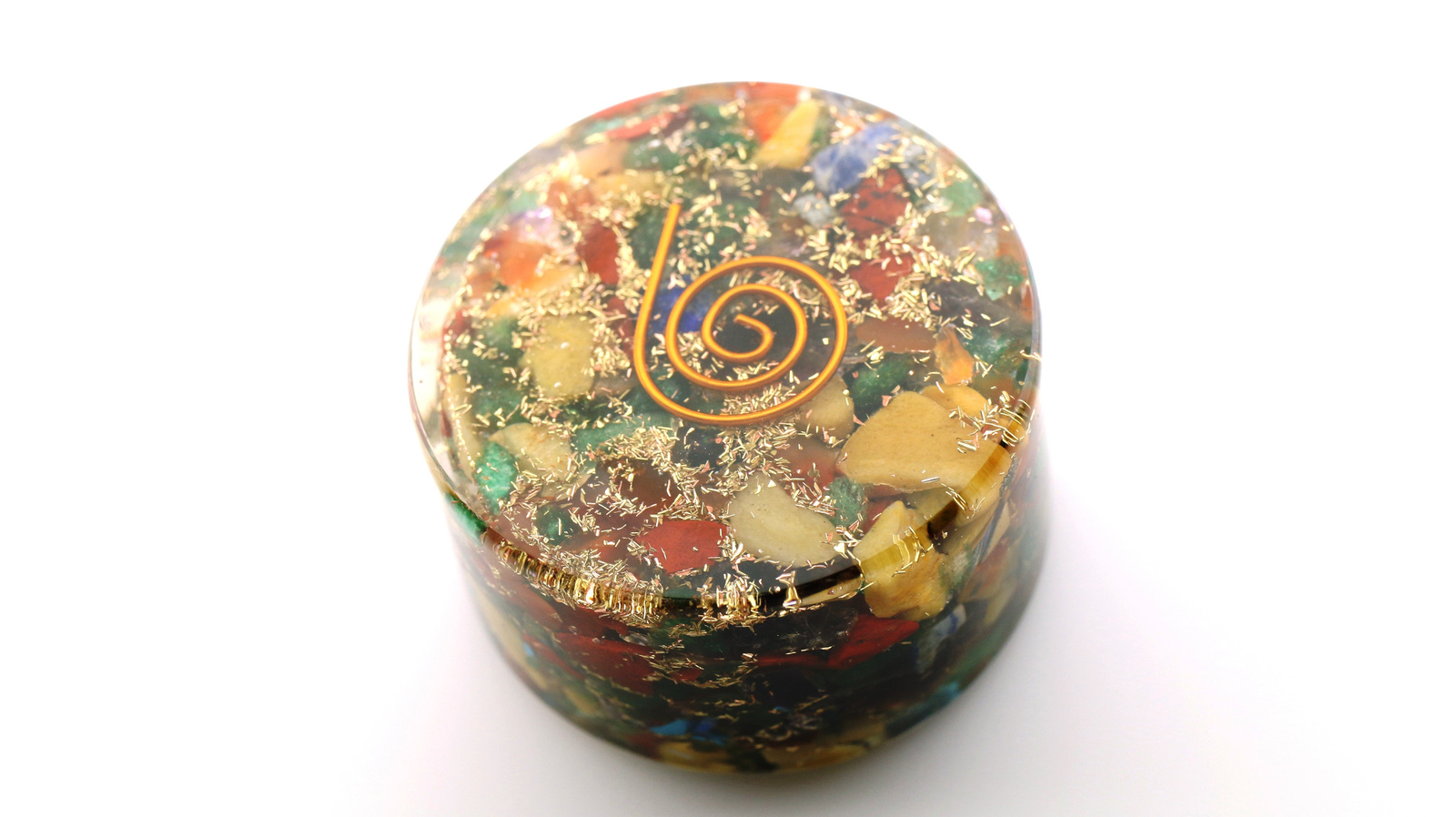 7 Chakra Orgone Tower Buster 1.75" EMF Protection Energy Generator