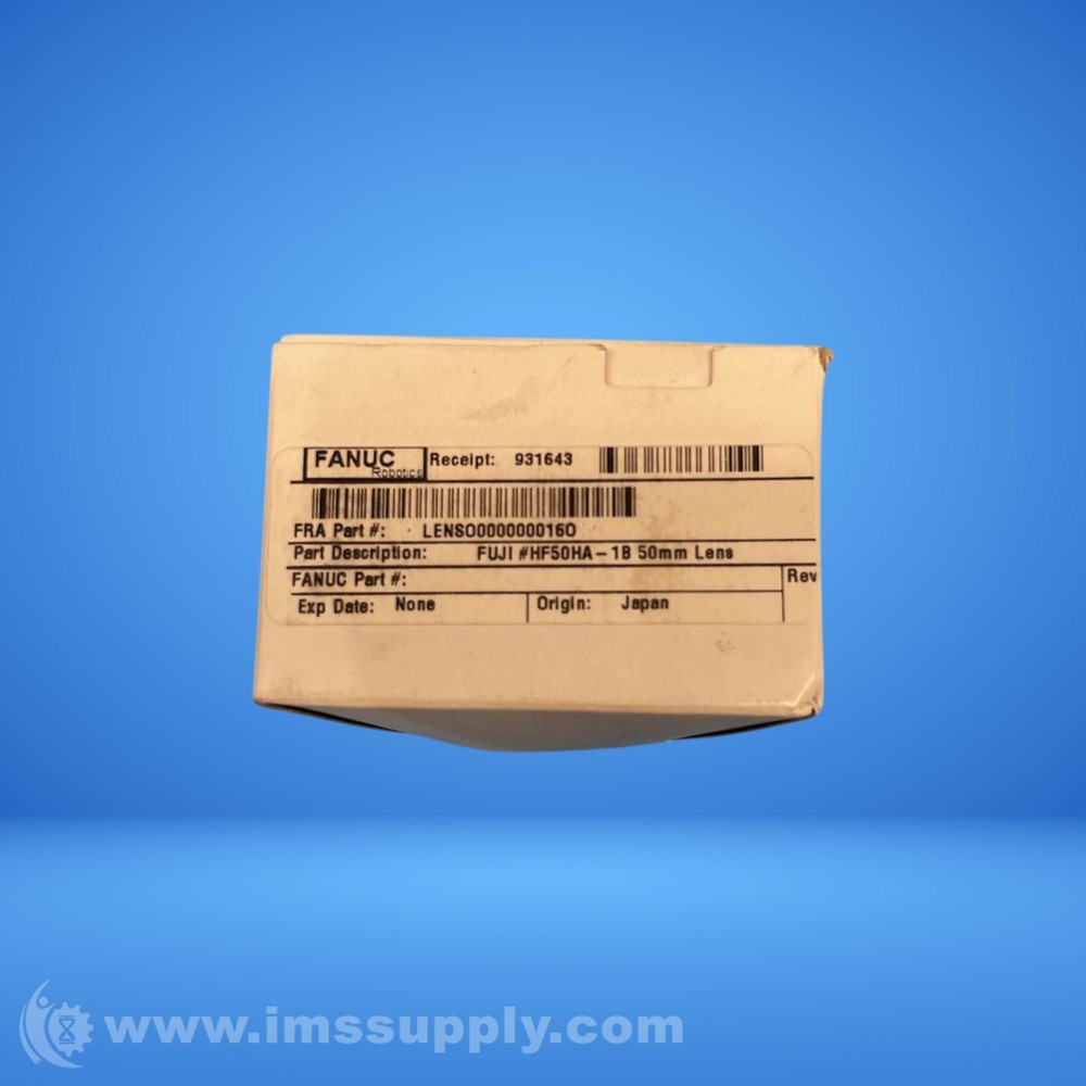Fanuc LENSO000000016O 50mm Lens FNFP