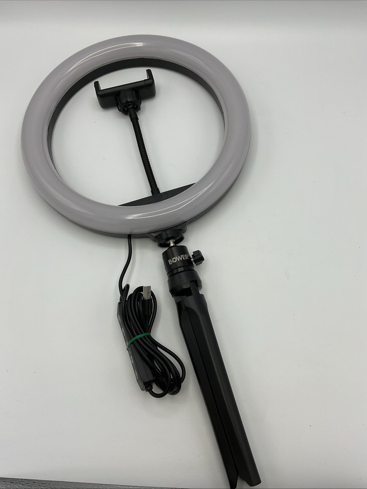 Bower Phone Holding USB Multi Color Changing Ring Light With Inline Light Contr