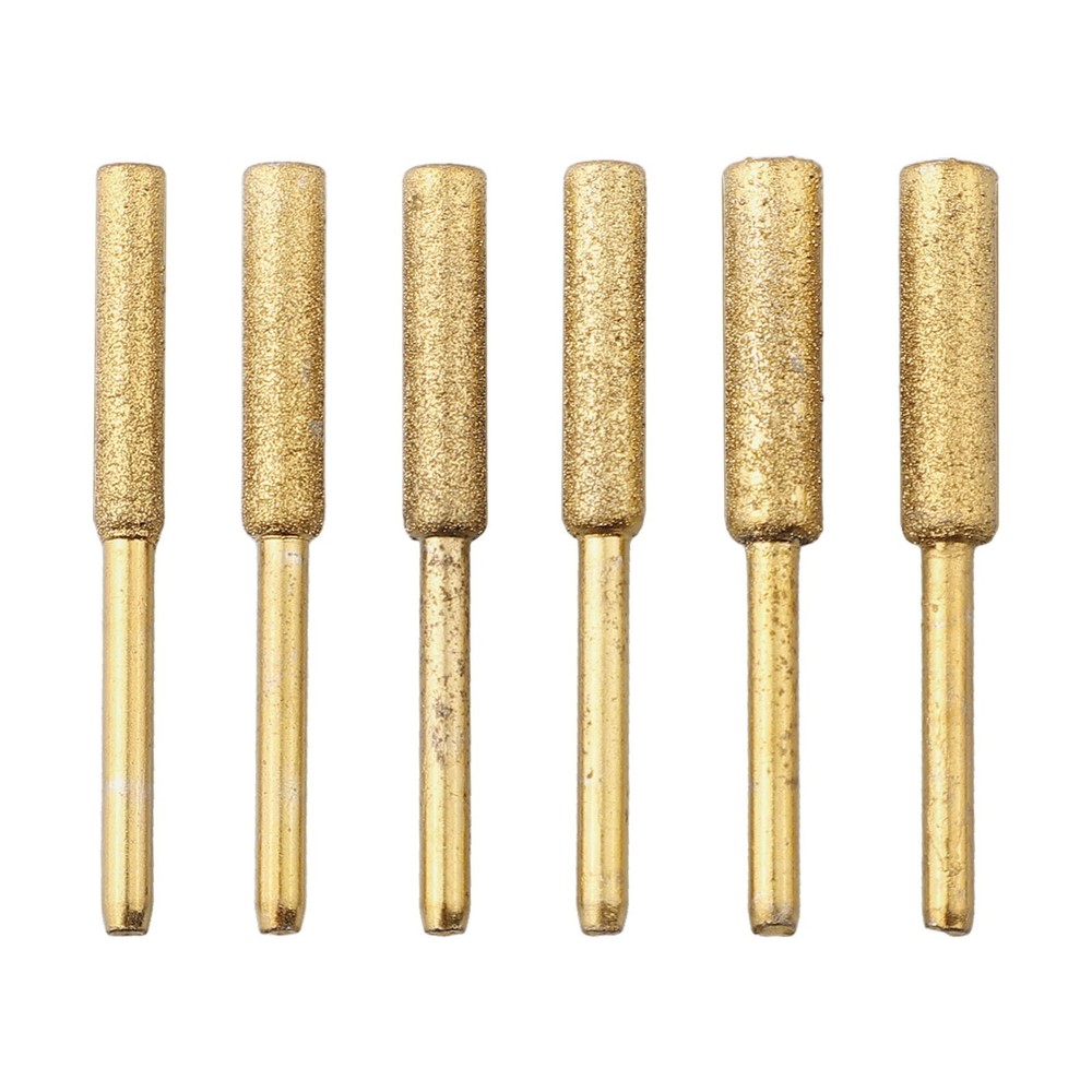 Coated Cylindrical Burr Chainsaw Grinding Whetstone for Improved Efficiency