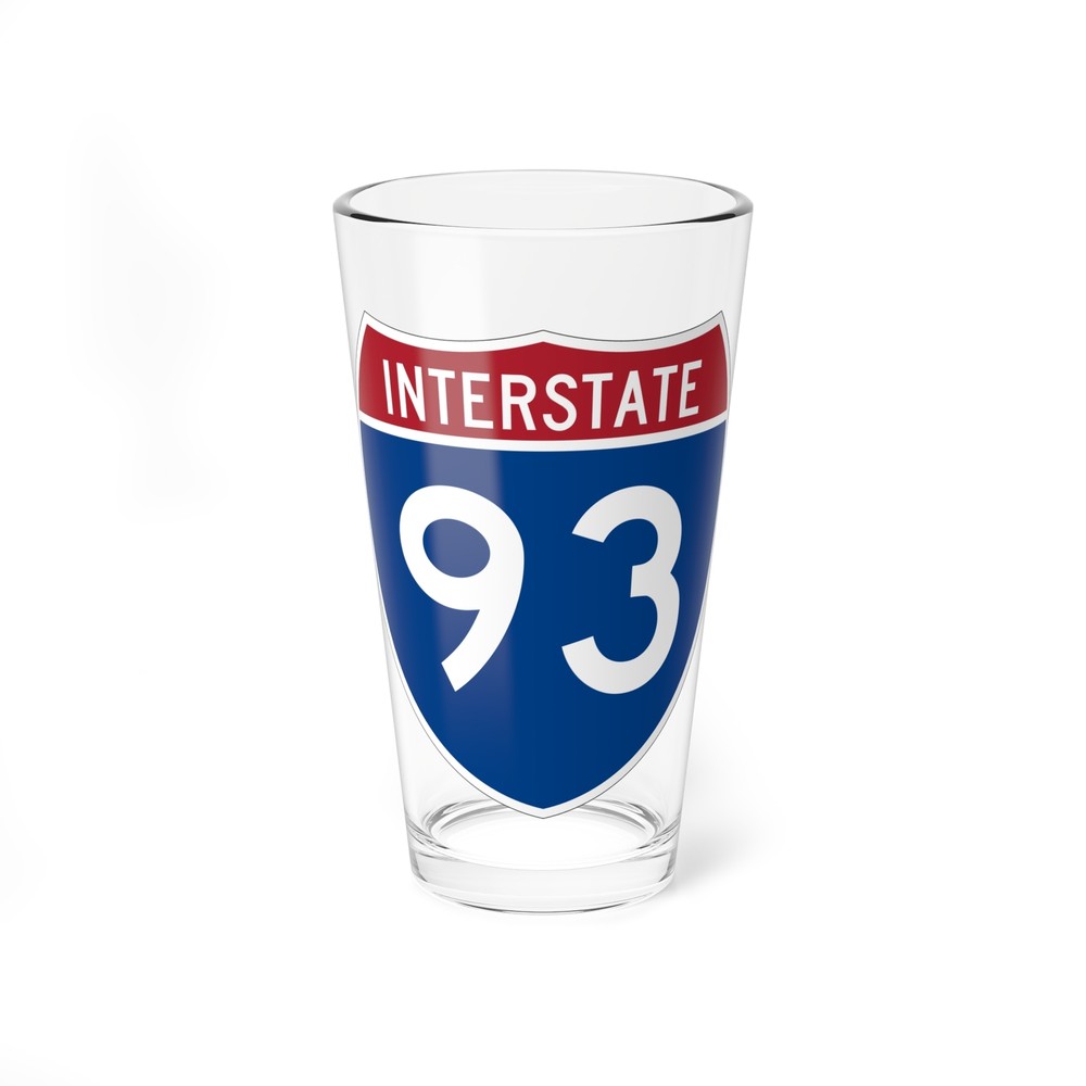 Interstate 93 (U.S. Highways) Pint Glass 16oz