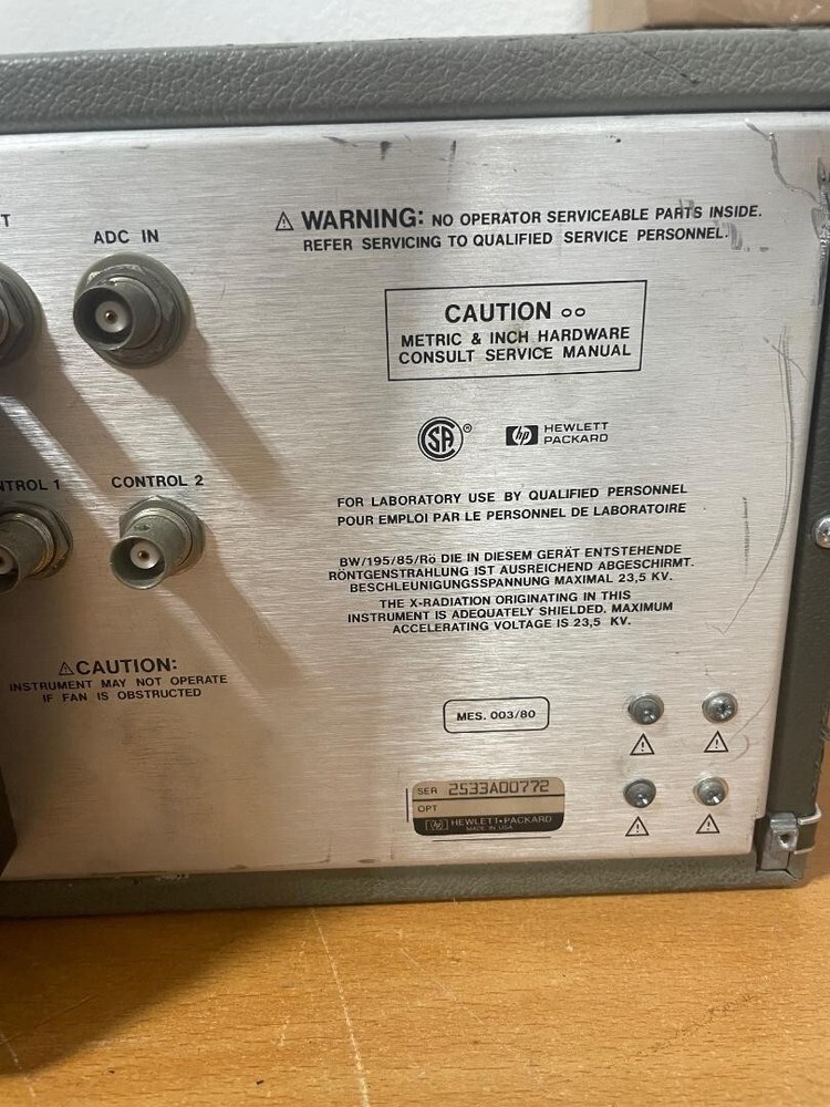 Hewlett Packard HP 8757A Scalar Network Analyzer S/N2533A00772