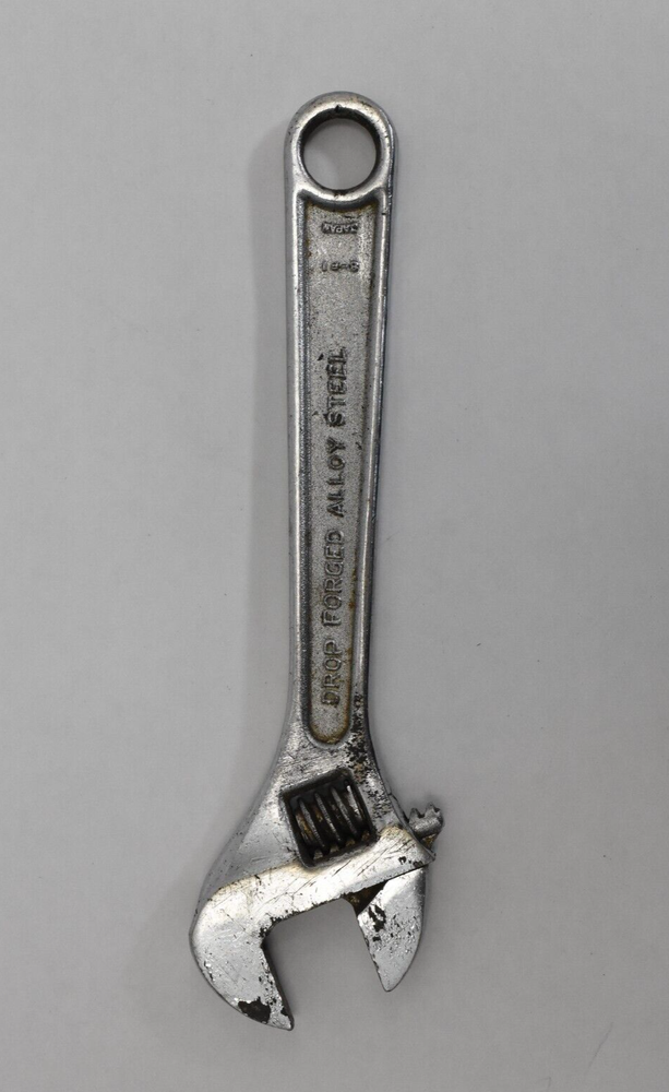 Century Thin Pattern 8" Adjustable Wrench Chrome Plated 4420-8 Drop Forged