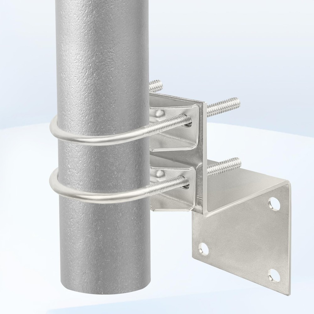 Antenna Pole Mount Bracket Kits - 2 Set Antenna Pole Mast Mount Bracket with ...