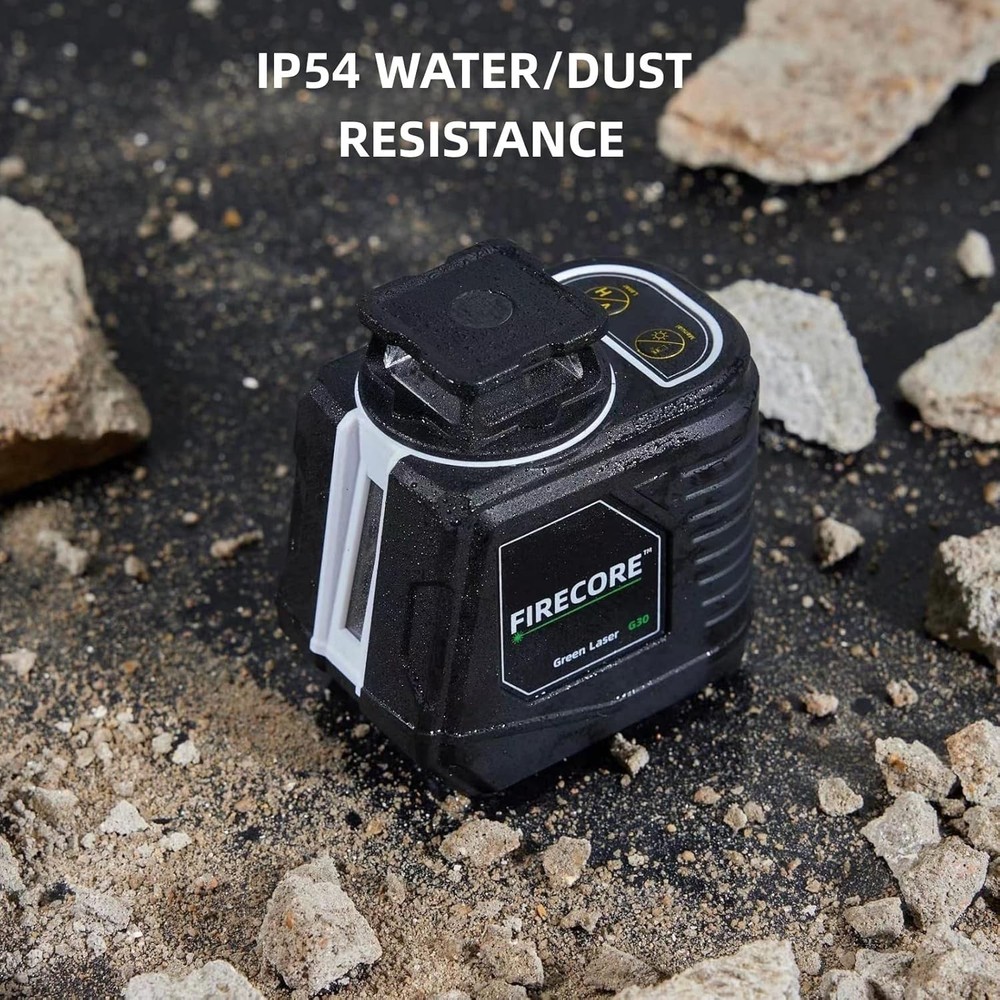 Laser Level with Tripod, Firecore 360° Self Leveling Laser Level with Pulse Mod