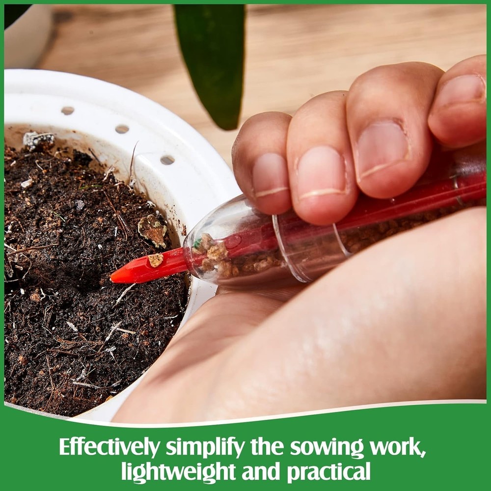 Lightweight Handheld Seed Planter & Transplanter Tools for Effortless Sowing