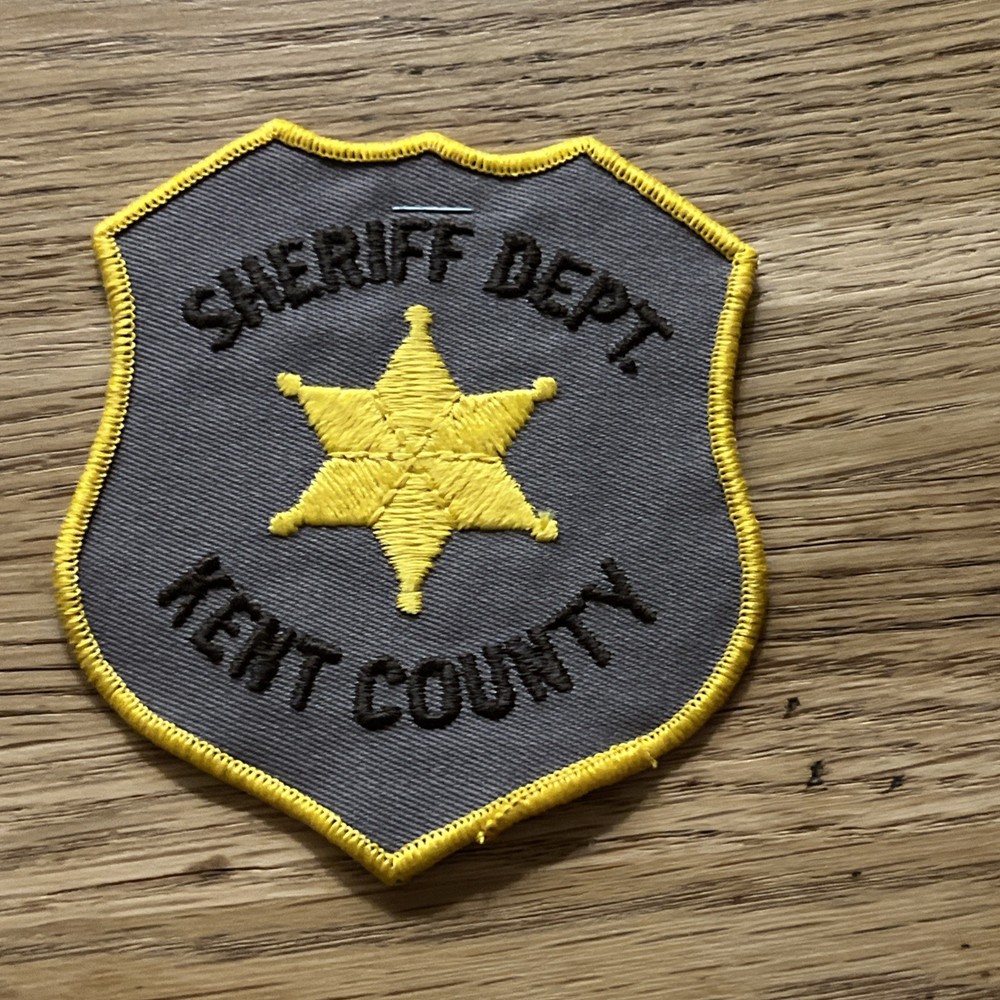 Vintage Obsolete Kent County Michigan Sheriffs Office /  Dept. Patch