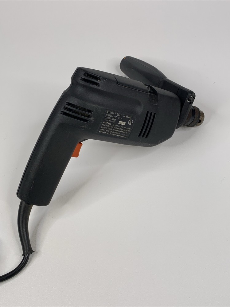 Black & Decker No 7194-1 Type 1 Variable Speed Reversible 3.5A 3/8" Hammer Drill