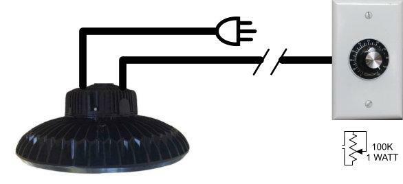 ALZO 200 Watt dimmable LED Drum Overhead Light @ 5500K -Studio Space Light with