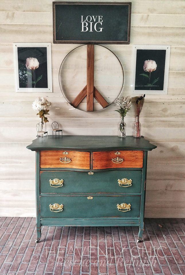 3" Stamped Bail Pull with Center Heart Design Solid Brass