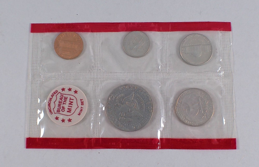 Complete Run 1970-1981 US Uncirculated Mint Sets + SBA Dollar 13 Sets