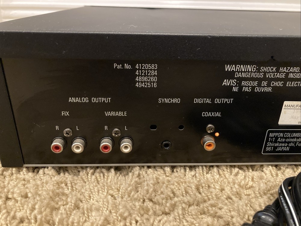 Denon DCM-460 5-CD Compact Disc Changer Alpha Processing Tested & Working!