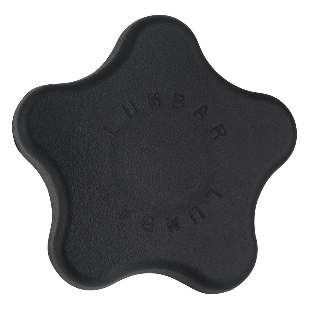 Seat Lumbar Support Knob Adjust Handle Front Lumar Knob, Black