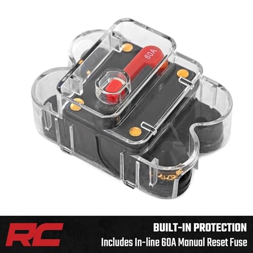 4-Gang RGB Backlit Switch Panel & Relay System - Universal Light & Off-Road