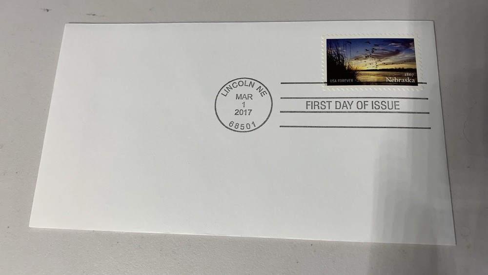 First Day Issue Nebraska