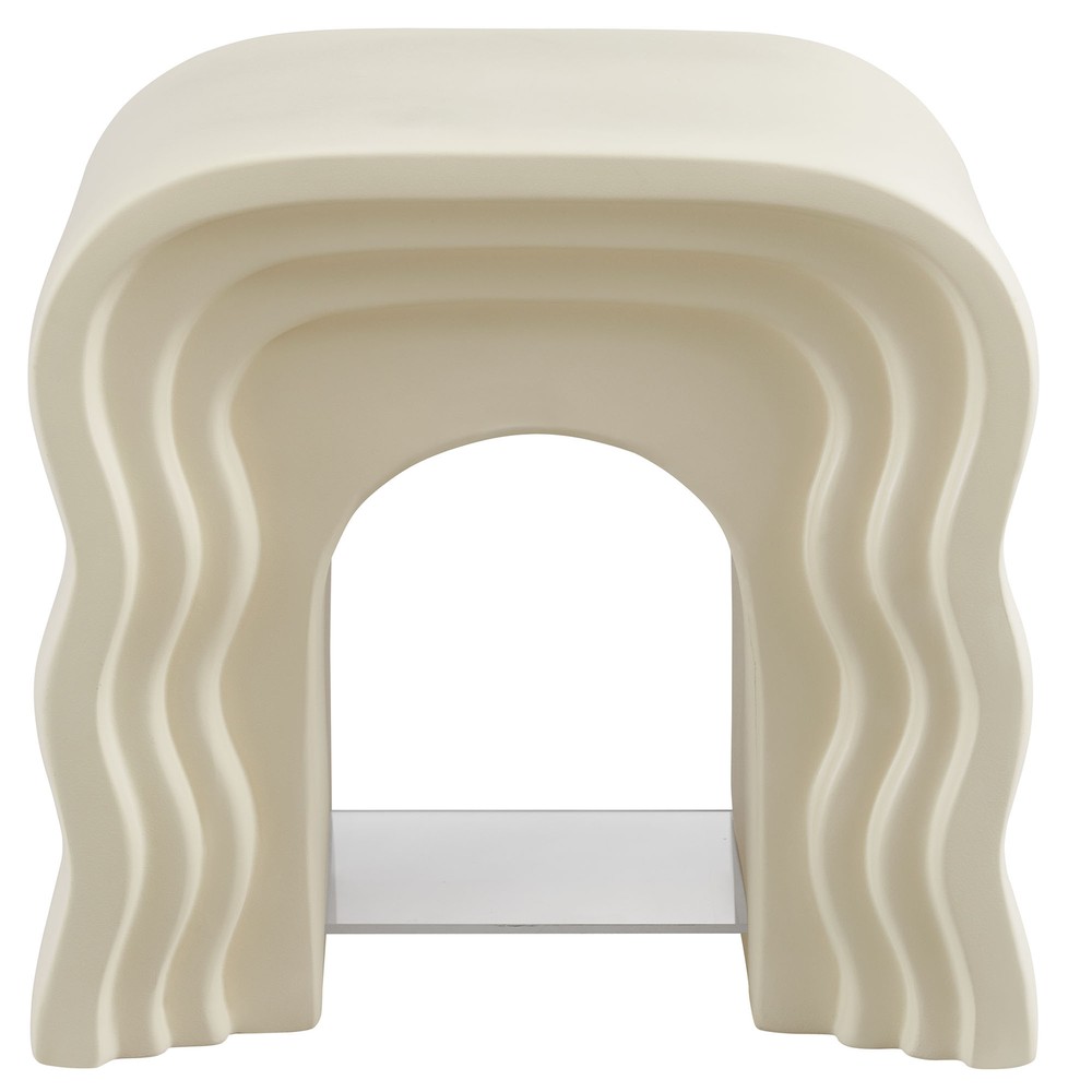 Jorin Side Table in Ivory