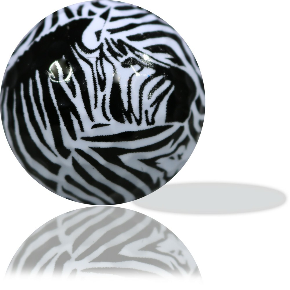 Zebra Face Golf Balls 3 Pack - Great Gift Idea!