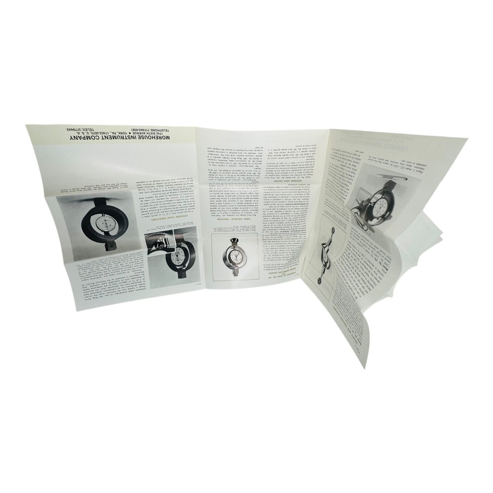 MOREHOUSE MODEL 5 RING FORCE GAUGE 100lbs