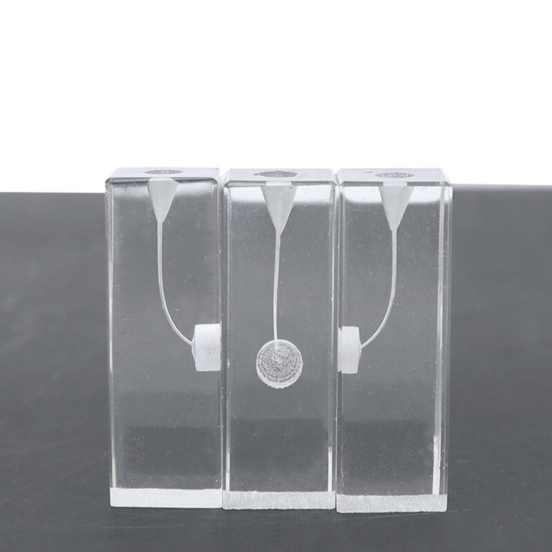 Dental Transparent Endo Training Blocks Root Canal Files Practice Tooth Model