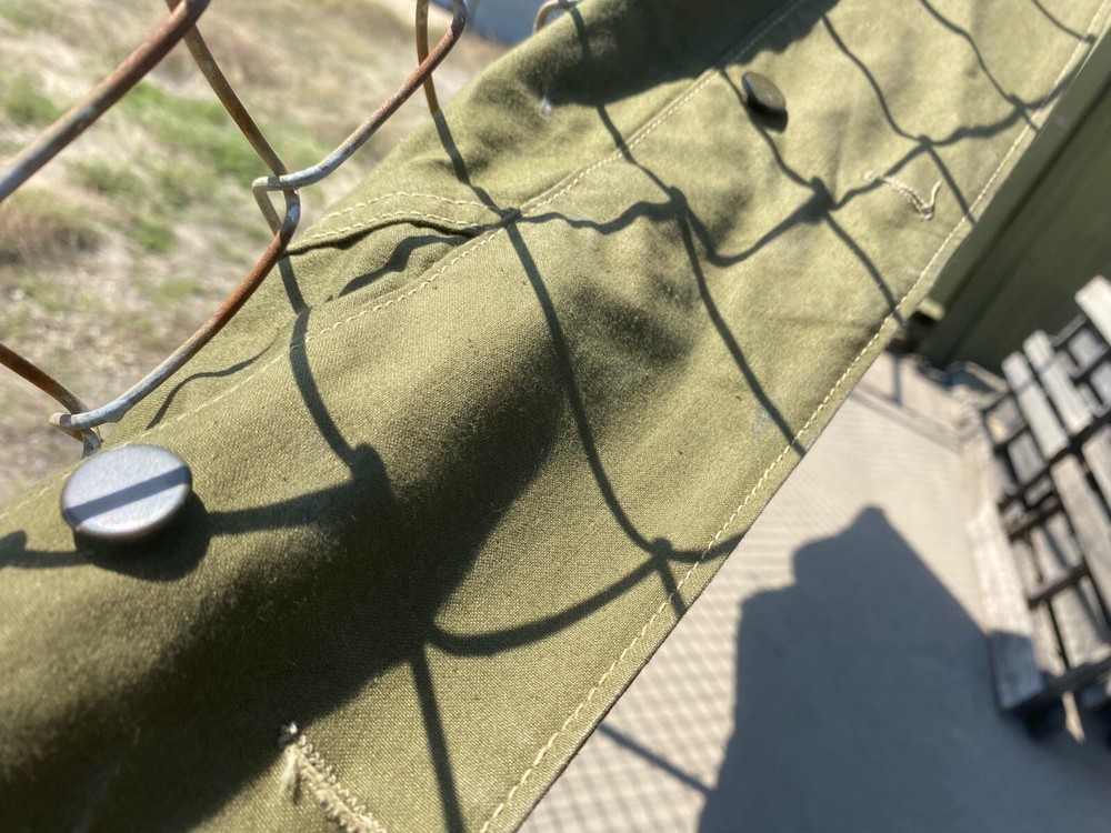 Post WW2 Shelter Half, Button style USED