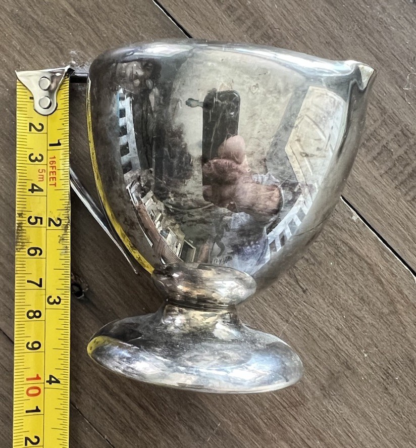 Vintage Silver-Plated Creamer Cup